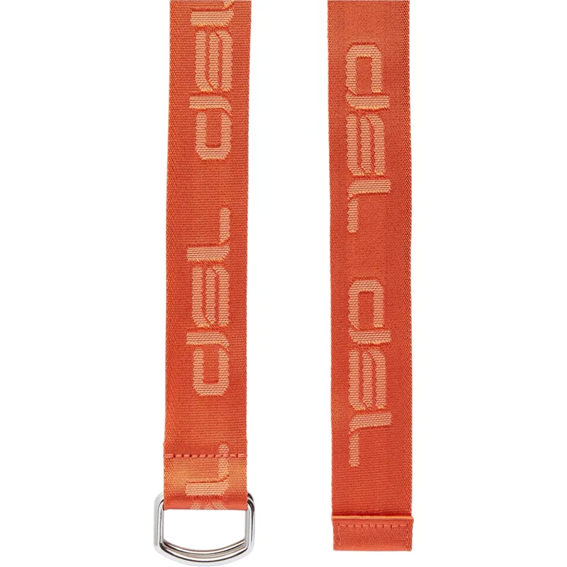 diesel b-tone mens d ring belt woven solid fabric webbing orange1