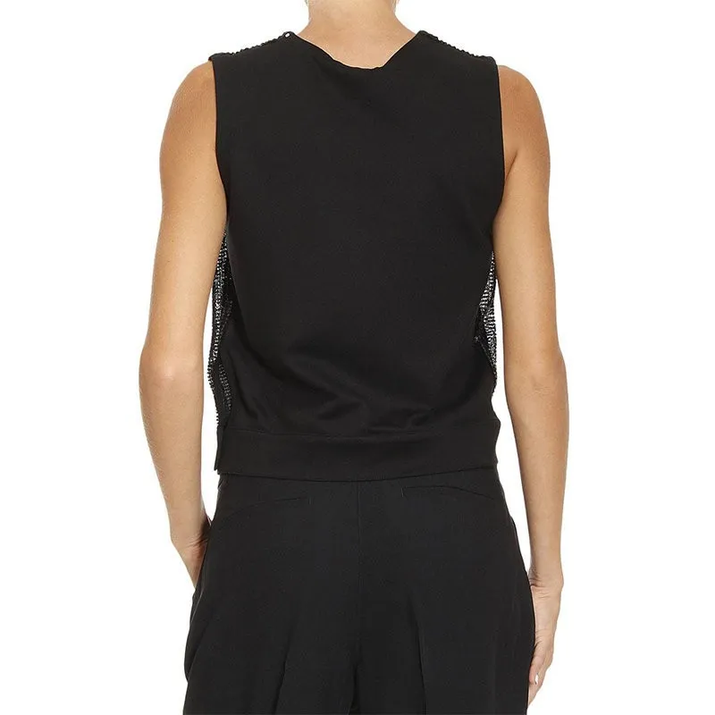 armani emporio 6x2h51 womens dress sleeveless casual summer black1