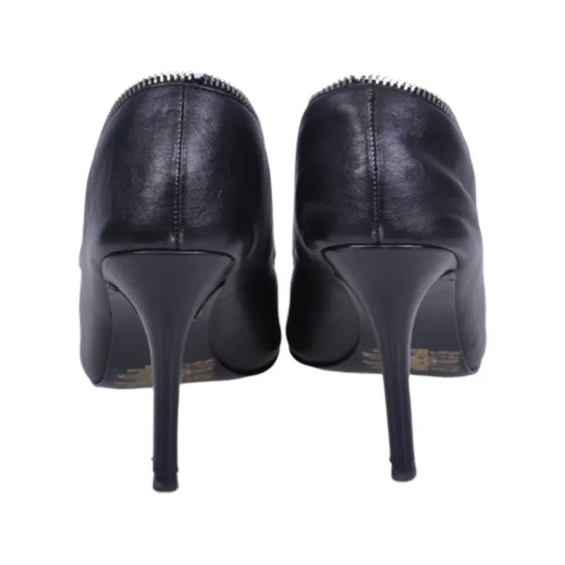 diesel d elisah zip off beat womens shoes leather high heel1