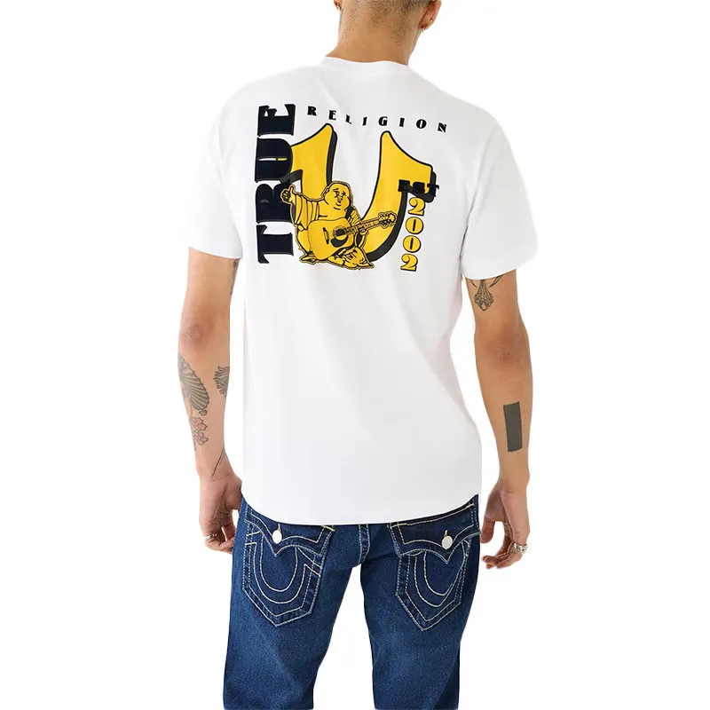 true religion 107810 mens t shirts buddha soft summer tee white1