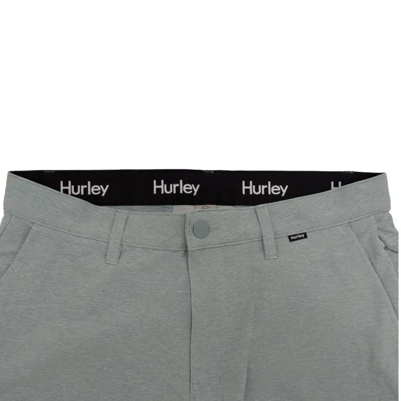 hurley mens shorts hybrid polyester stretch beach shorts pastel mint1