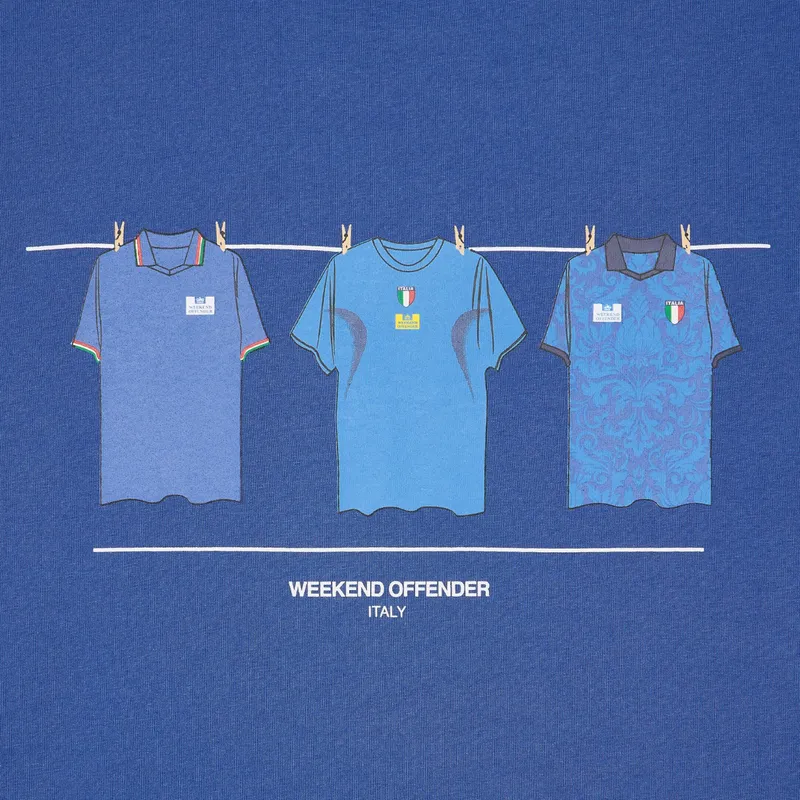 weekend offender italy mens t shirt crew neck regular fit blue1