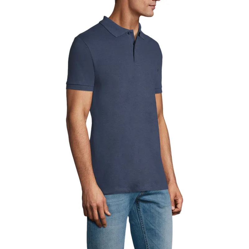 mens polo shirts regular fit casual summer cotton tee navy1