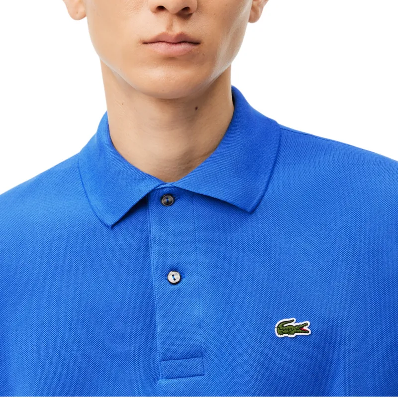 lacoste l1212 mens polo t shirts classic fit short sleeve blue1