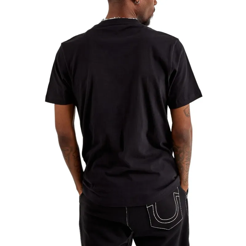 true religion 106349 mens t shirts short sleeve soft summer top black1