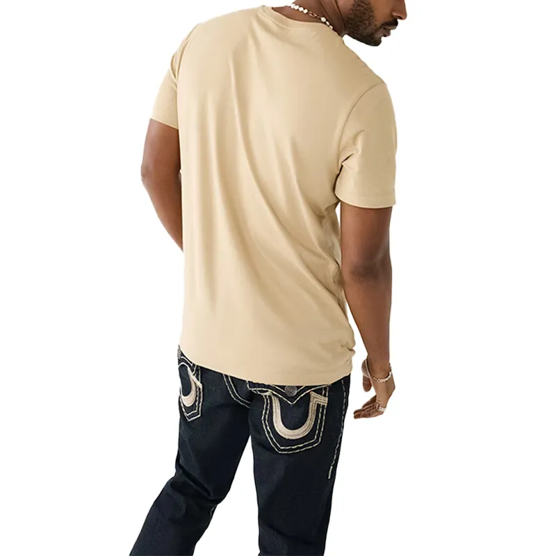 true religion 107589 mens t shirts beige1