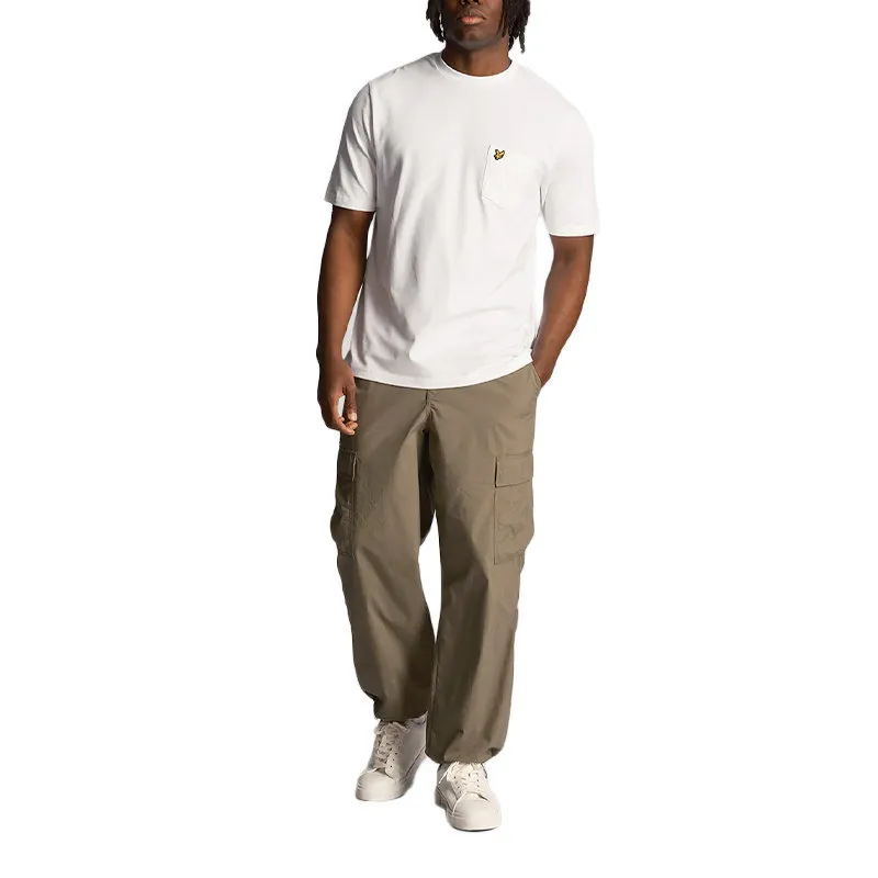 lyle & scott mens short sleeve t shirts regular fit top white1