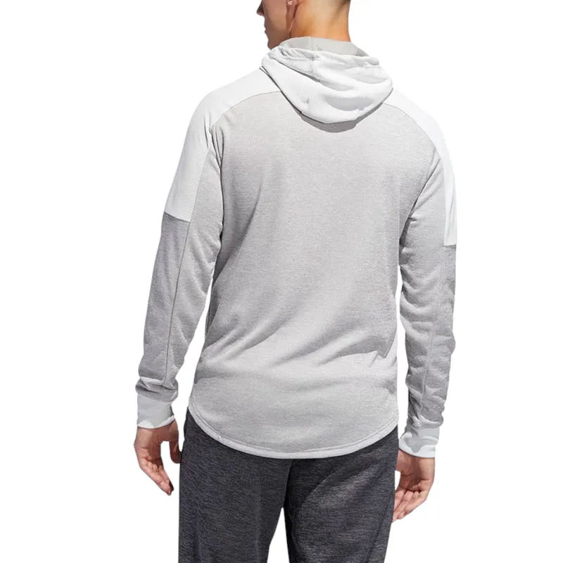 adidas du2555 mens hoodies team issue hooded sweatshirts grey1