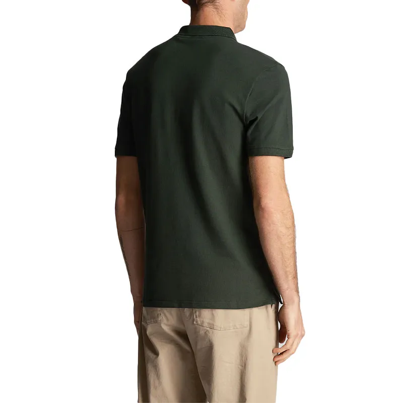 lyle & scott mens polo shirt summer sport golf tee dark green1