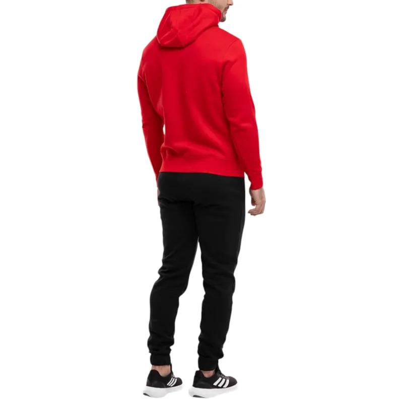 nike cw6887 mens fleece hoodie long sleeve red1