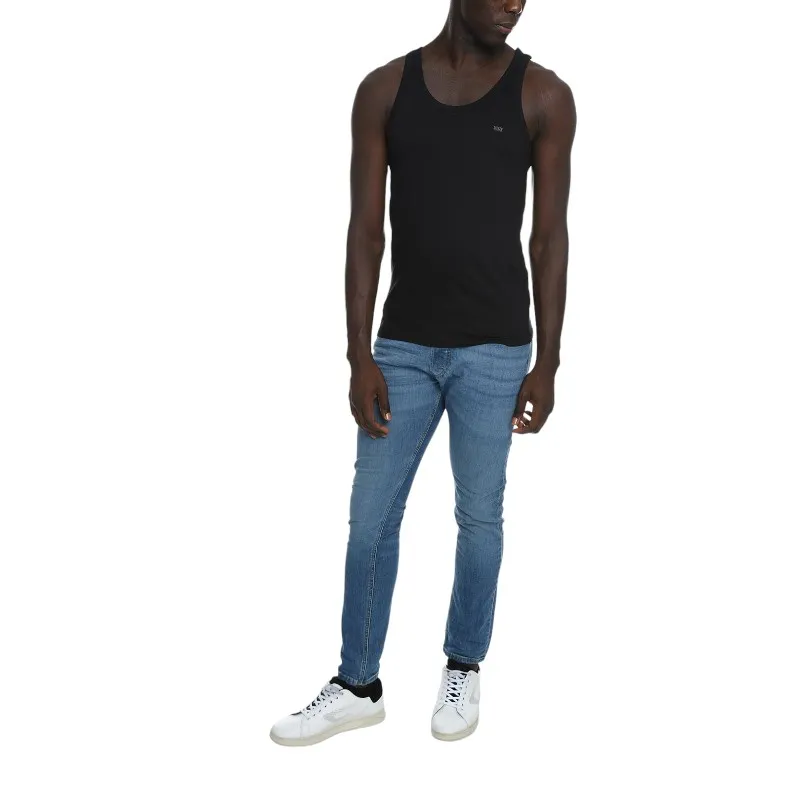 diesel umtk e4084 mens tank tops 2x pack black grey1
