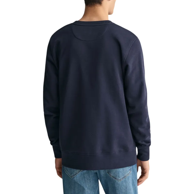 gant shield mens pullover sweatshirt embroidered2