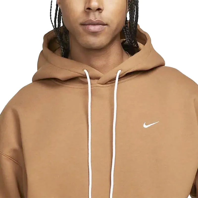 nike cv0552 mens pullover hoodie oversized top brown2