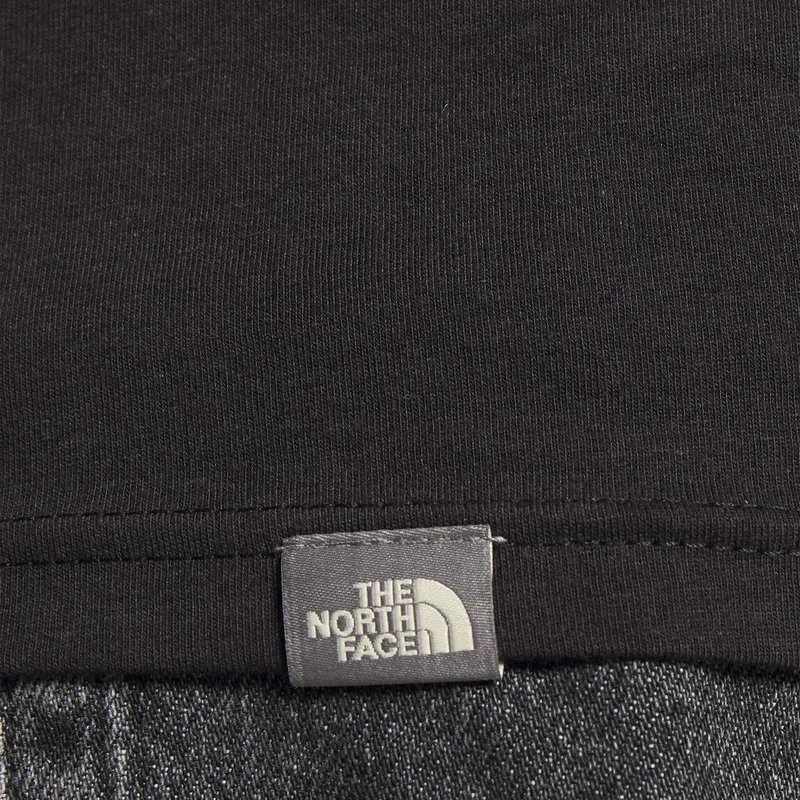 the north face mens t shirts ss mountain line tee black2
