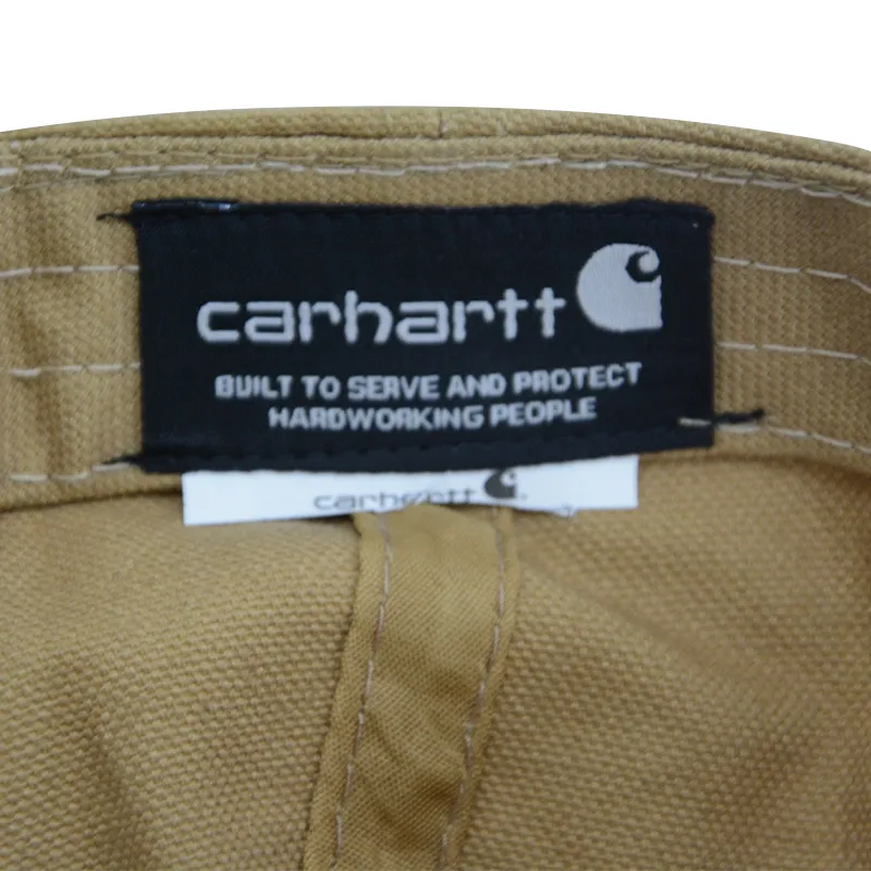 Carhartt Mens Baseball Hats Adjustable Peak Light Brown - Top Brand Outlet  UK