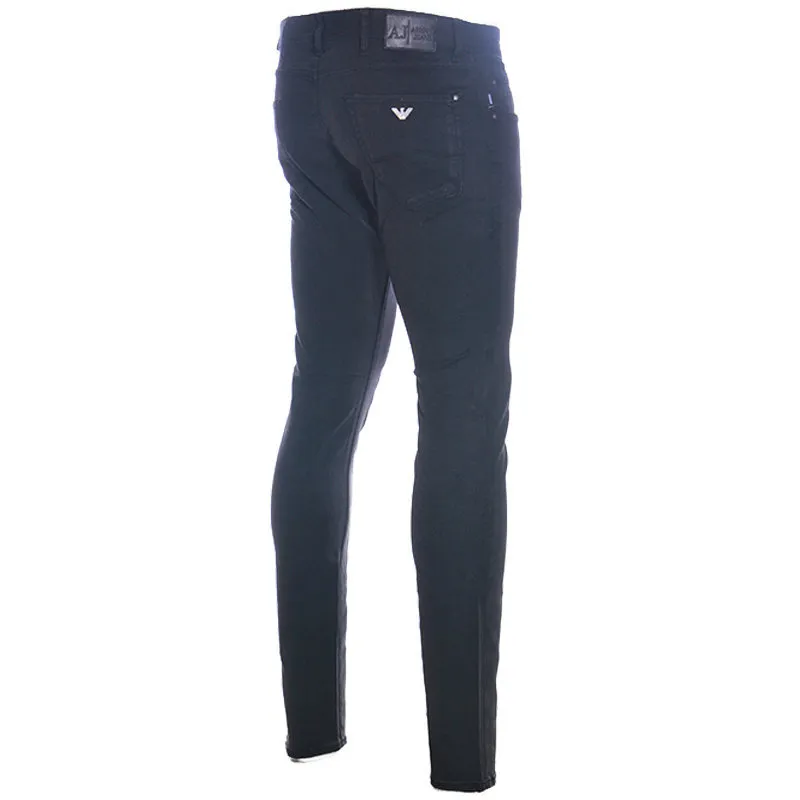 armani jeans 6x6j35 mens denim jeans stretch extra slim fit aj pants trouser2