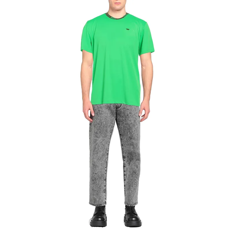 diesel amtee alix mens t shirts short sleeve quick dry neon green2