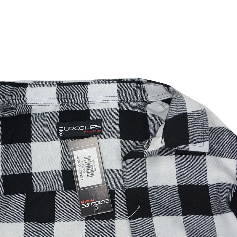 euroclips mens chess check shirts long sleeve no pocket multicoloured2