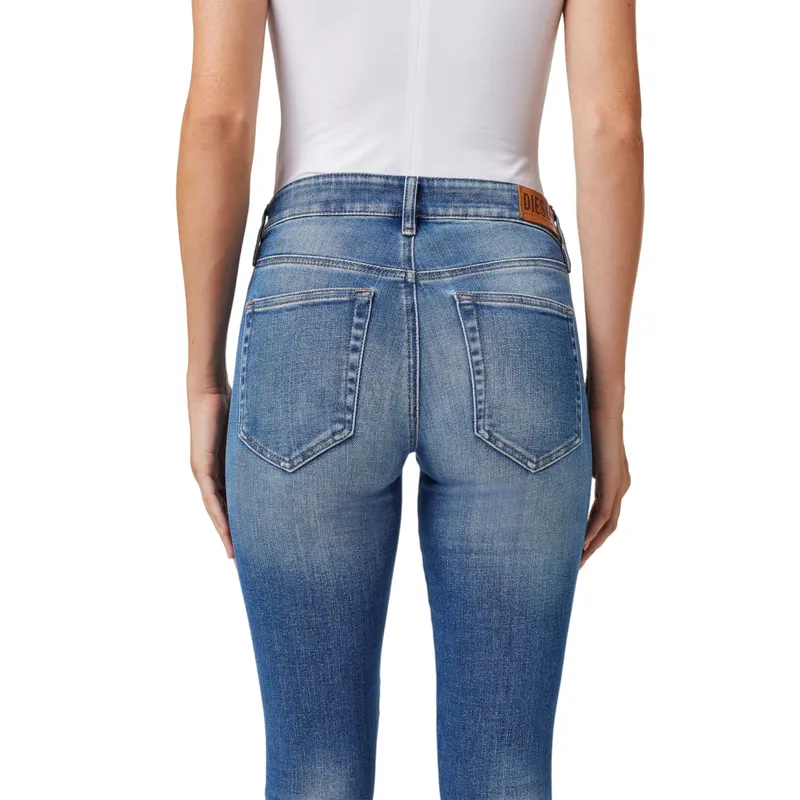diesel slandy 009qs womens denim jeans stretch super slim fit2