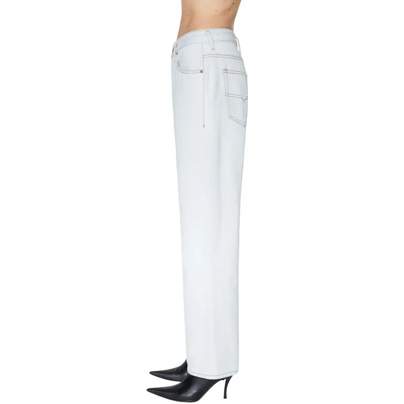 diesel 1999 0079z womens denim jeans loose fit blue pants2