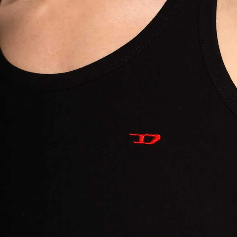 diesel umtk 0wavc mens tank tops slim fit 3x pack cotton gym vest2