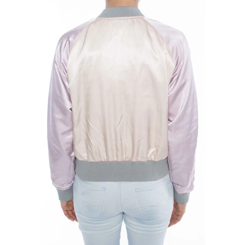 diesel g absol womens bomber jacket pink ladies reversible jacket2