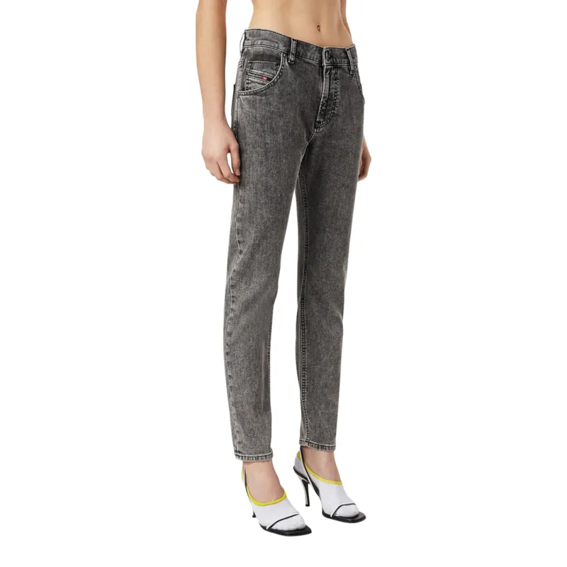 diesel d krailey womens denim jogg jeans sweat slim fit grey2