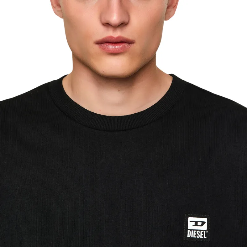 diesel s-girk-k12 mens sweatshirt black2