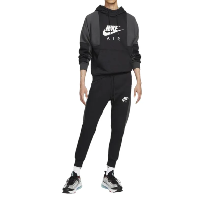 nike air dd6383 mens fleece tracksuits swoosh hoodie joggers set2