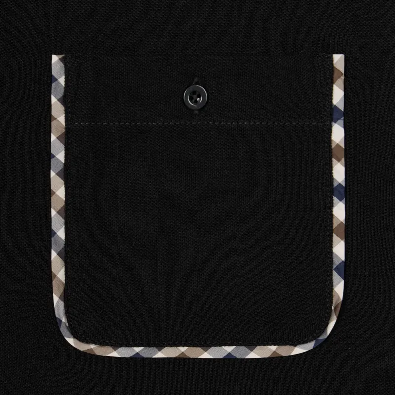 weekend offender spence mens polo shirts black2