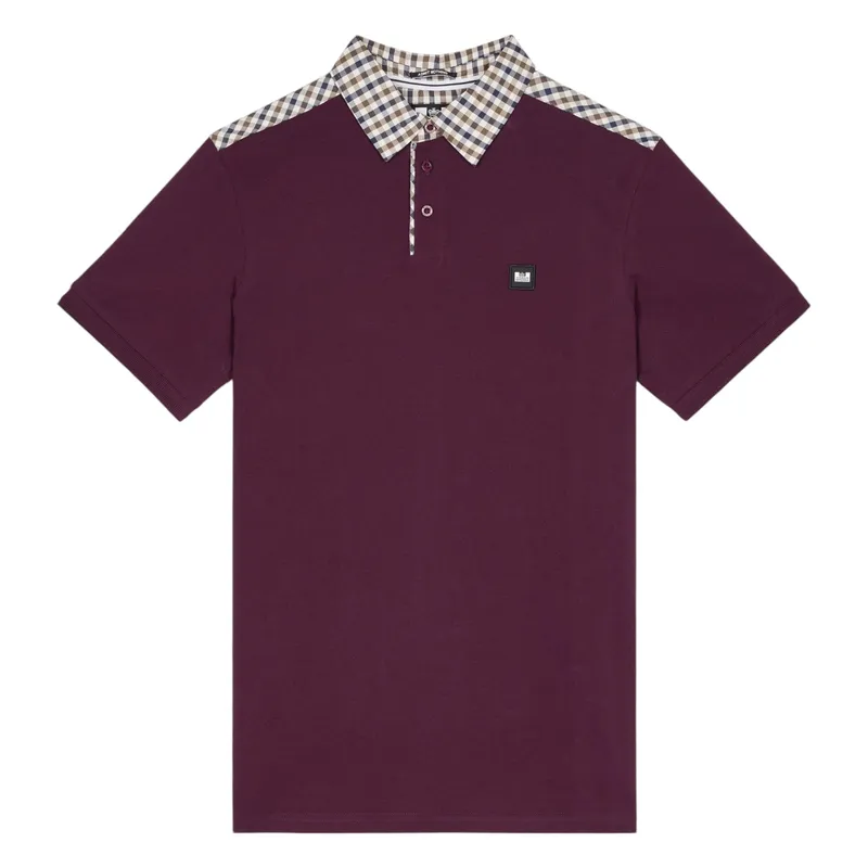 weekend offender costa mens polo shirts acai berry2
