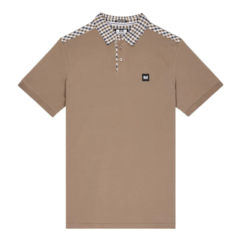 weekend offender costa mens polo shirts mocha brown2