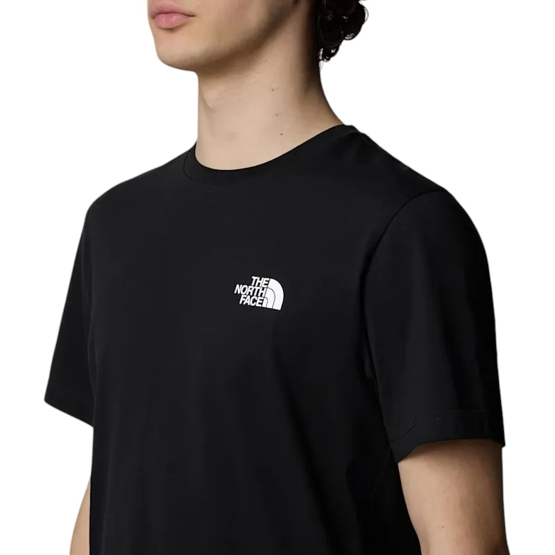 the north face t-shirt mens t black2