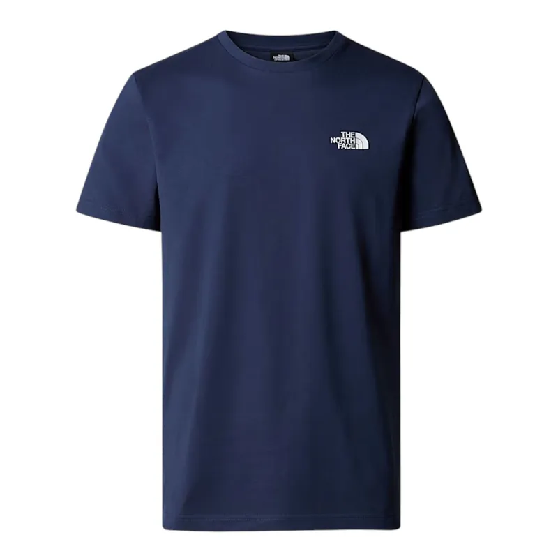 the north face t-shirt mens t shirt navy2