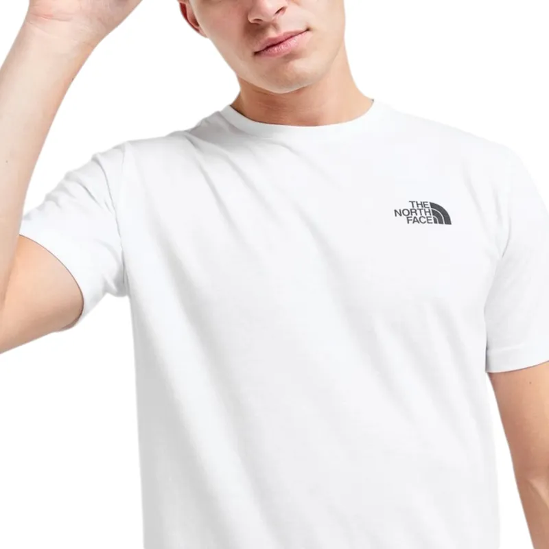 the north face t-shirt mens t shirt white2