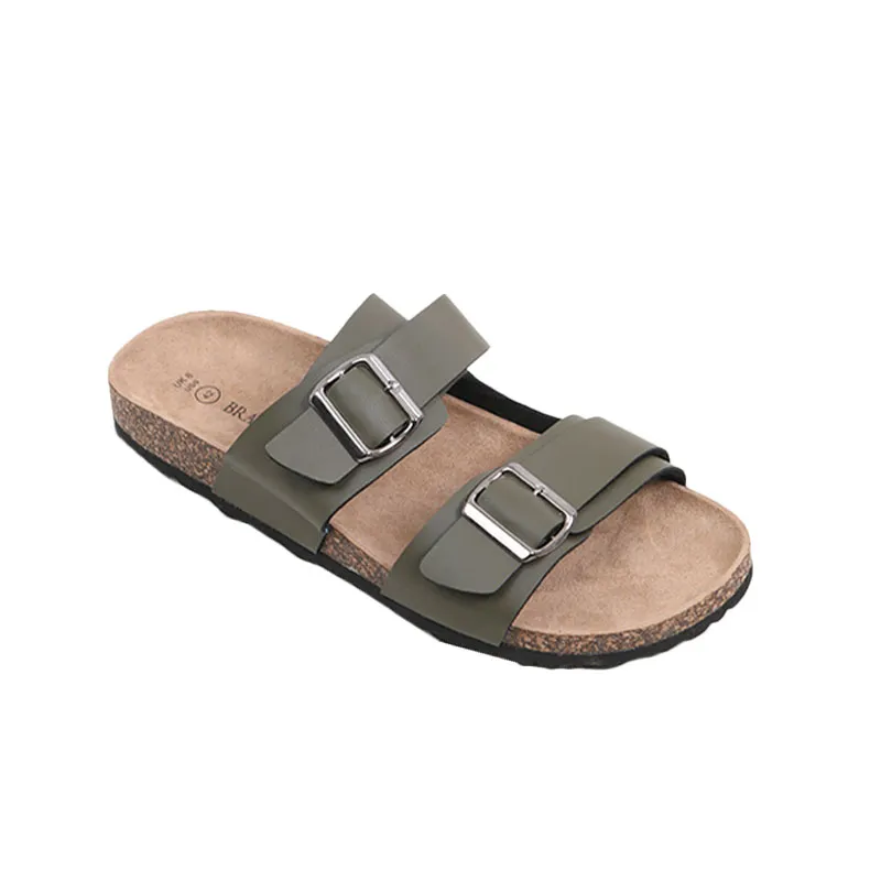 brave soul mens sandals beach pool sliders summer flip flops khaki2