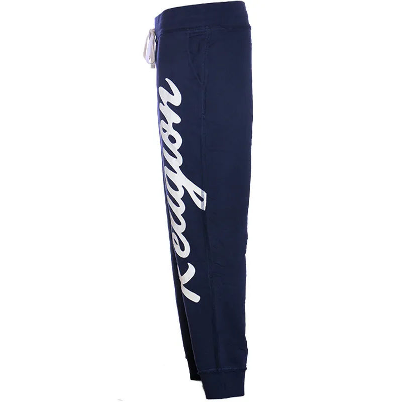 true religion mens trouser jogging bottom fleece jogger letters2