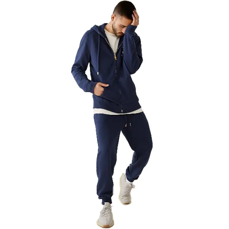 true religion mens jogger casual cotton navy bottom2