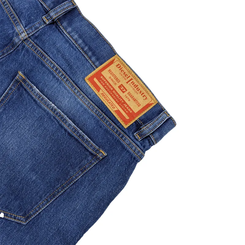 diesel 2019 d-strukt r0r72 mens denim jeans slim fit distressed2