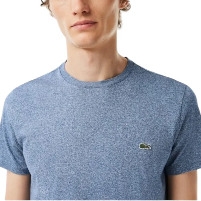 lacoste th6709 mens t shirts marl blue2