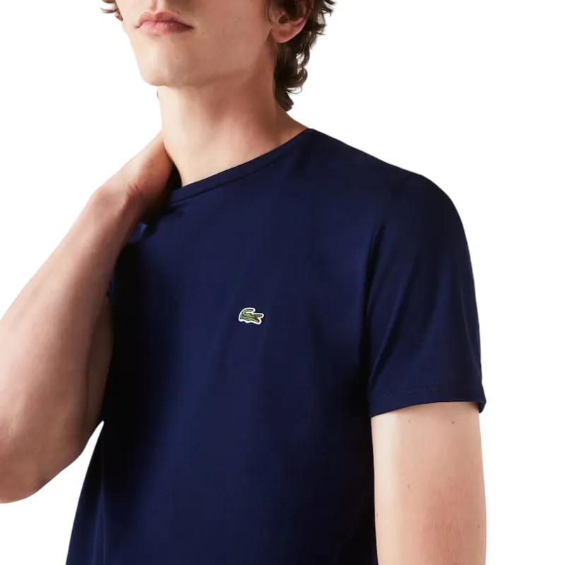 lacoste th6709 mens t shirts navy2