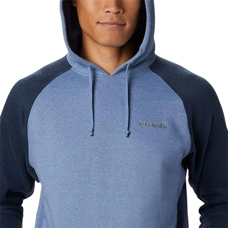 columbia hart mountain ii mens hoodies cotton jumpers light blue2