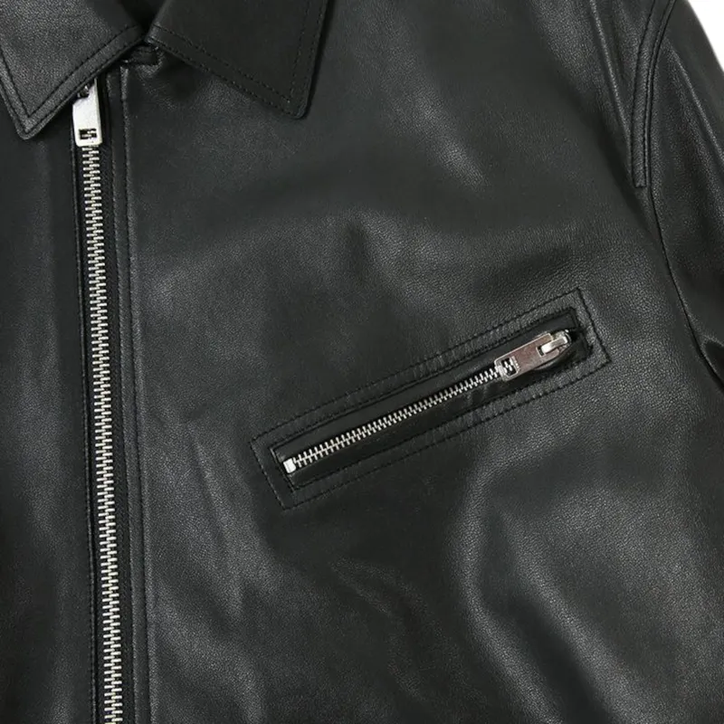 diesel l-ader 0herb mens leather jackets midi regular fit2