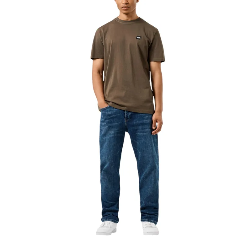 weekend offender mens t shirts plain cotton tops castle green2