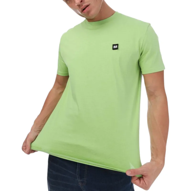 weekend offender mens t shirts plain cotton tops green2