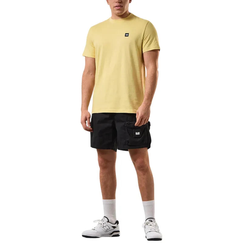 weekend offender mens t shirts plain cotton tops yellow2