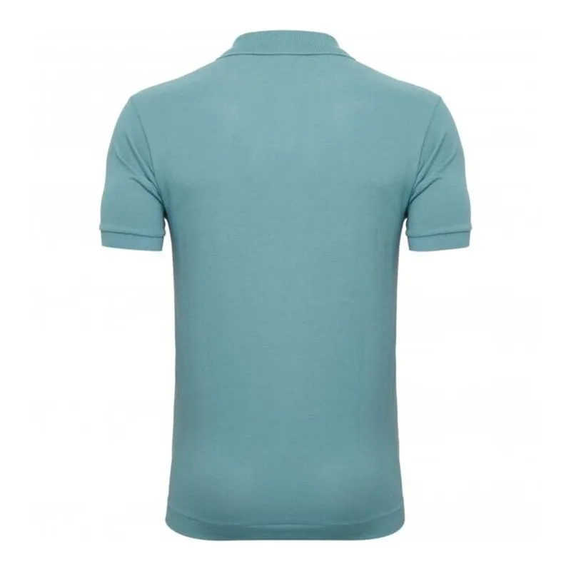 lacoste l1212 mens polo shirts collared classic top mint blue2