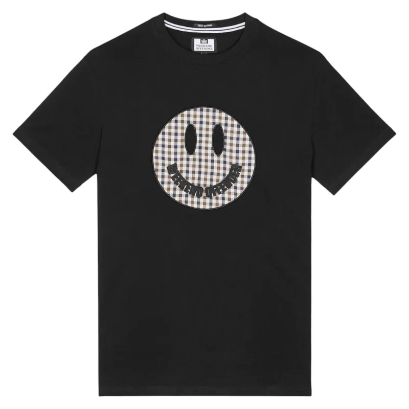 weekend offender tambay smiley mens t shirts crew neck black2