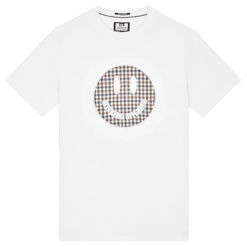 weekend offender tambay smiley mens t shirts crew neck white2