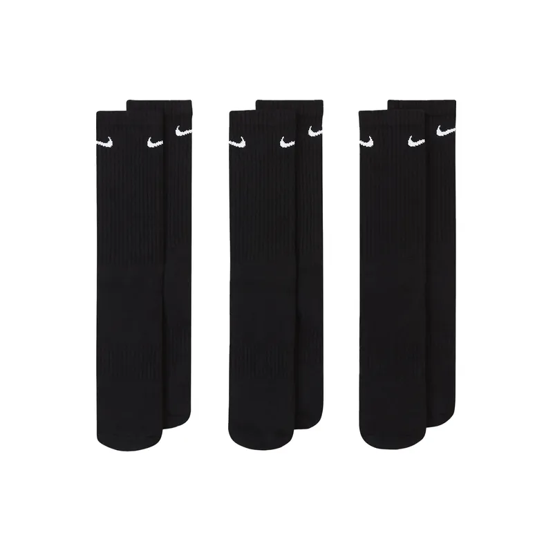 nike sx7664 mens crew socks everyday cushioned 3 pack dri-fit black2